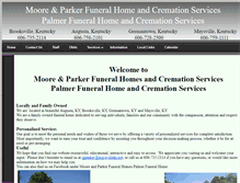 Tablet Screenshot of mooreandparkerfh.com